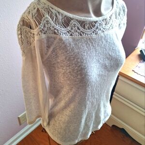 Areopostale boho knit top
